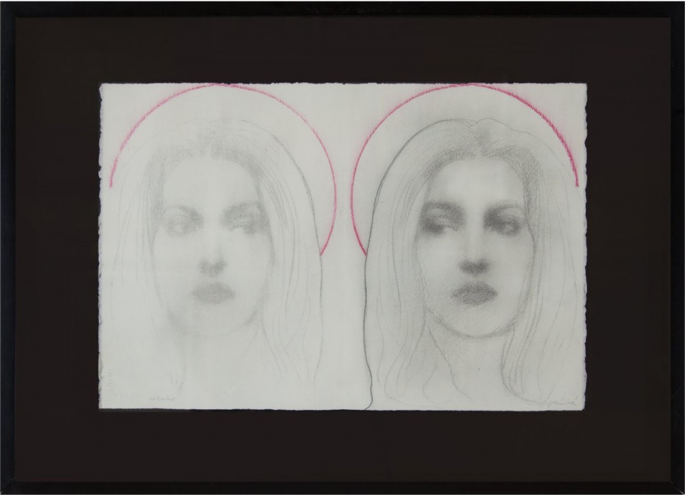 omar galliani: Senza Titolo provenienza Galleria Soave